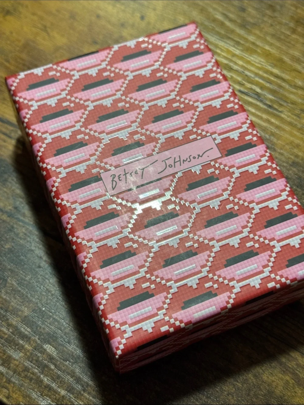 Betsey Johnson Pink Crystal Rabbit Key & Card Holder Charm